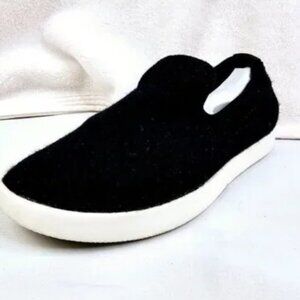 Allbirds Size 7 Women's WL (Wool Lounger) Black Slip On Fashion Sneakers